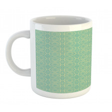 Modernized Antique Damask Mug