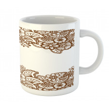 Horizontal Flowers Mug