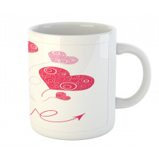 Love Heart Balloons Mug