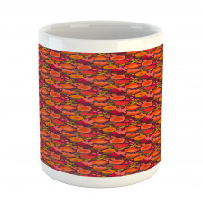 Abstract Floral Doodle Mug