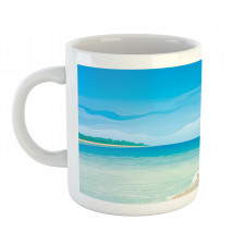 Palm Tree Calm Ocean Mug