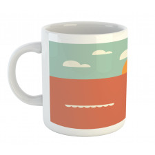 Sailboat Dawning Sun Mug