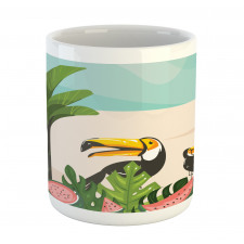 Watermelons Toucans Mug