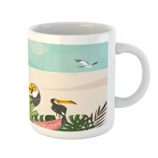 Watermelons Toucans Mug