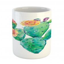 Cactus with Flowers Mug