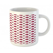 Polka Dots Flowers Mug