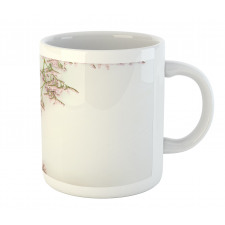 Close up Photo Flowers Mug