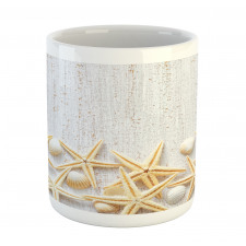 Sea Shells on Timber Mug