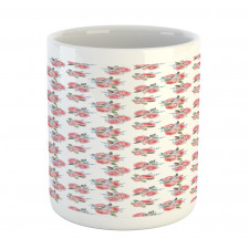 Delicate Flowers Art Mug