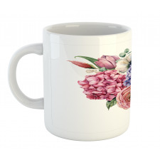 Hydrangea Mix Bouquet Art Mug