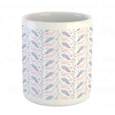 Lavender Floral Sketch Mug