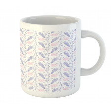 Lavender Floral Sketch Mug