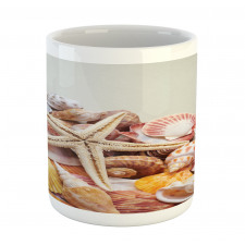 Pile of Seashells Beach Mug