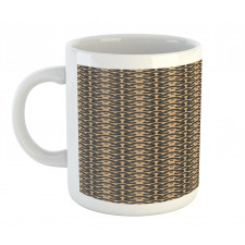 Spiral Damask Art Mug