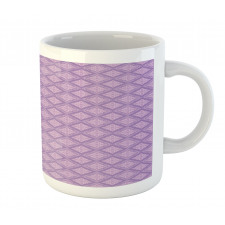 Lilac Floral Art Mug