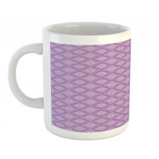 Lilac Floral Art Mug