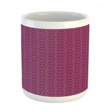 Magenta Floral Art Mug