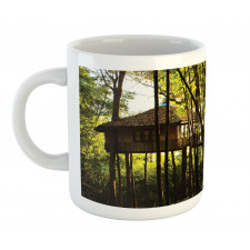 Hut in Idyllic Forest Mug