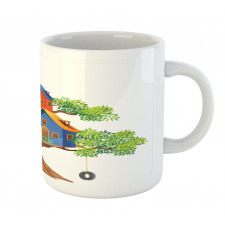 Cartoon Cottages Mug