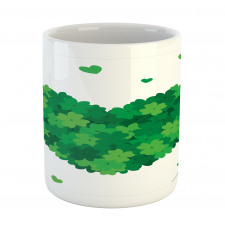 Shamrock Heart Nature Love Mug