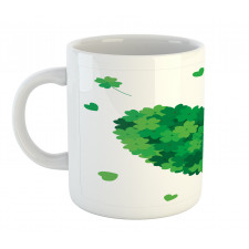 Shamrock Heart Nature Love Mug