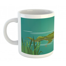 Cartoon in a Lake Mug