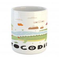 Calligraphy Outdoor Scene Mug