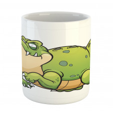 Beefy Alligator Pattern Mug