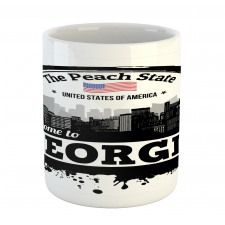 Welcoming Peach State Text Mug