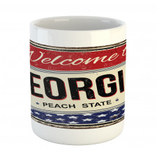 Vintage Welcoming Design Mug