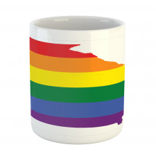 Colorful Stripes Gay Pride Mug