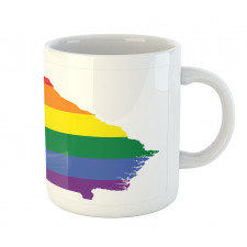 Colorful Stripes Gay Pride Mug