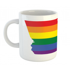 Colorful Stripes Gay Pride Mug