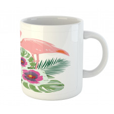 Flamingo Tropical Bouquet Mug