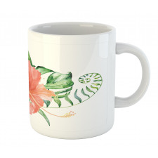 Lush Exotic Single Flower Mug