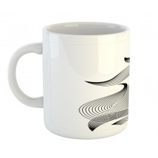 Long Striped Hair Mug