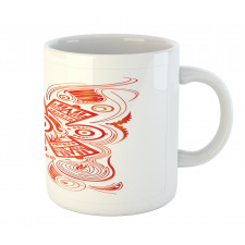 Mayan Aztec Symbolic Pattern Mug