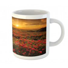 Sunset Meadow Farmland Mug
