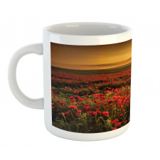 Sunset Meadow Farmland Mug