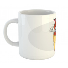 Hipster Style Animal Cartoon Mug