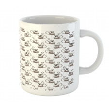 Funny Baby Monkey Cartoon Mug