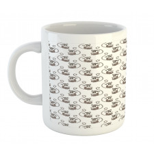 Funny Baby Monkey Cartoon Mug