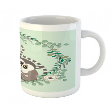 Exotic Wild Monkey Botanical Mug