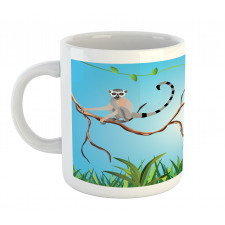 Tropical Botanical Parrot Mug