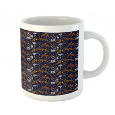 Tiger Leopard Chains Exotic Mug