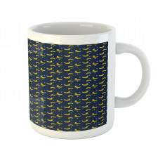 Simple Stars Crescents Mug