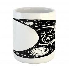 Crescent Doodle Mug