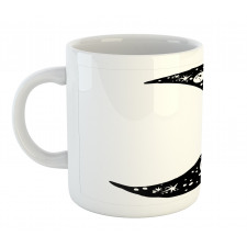 Crescent Doodle Mug