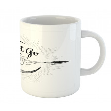 Bohemian Let Go Arrow Mug