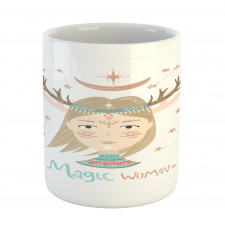 Magic Woman Elk Horns Mug